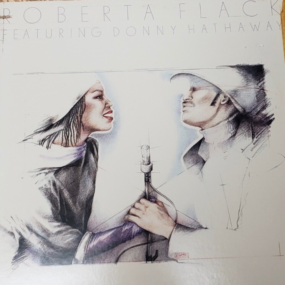 Vintage Roberta Flack featuring Donny Hathaway LP